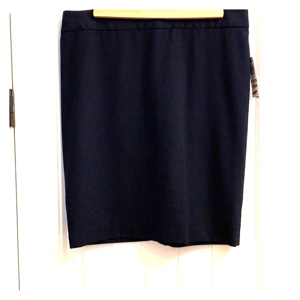 INC Navy Blue Pencil Skirt Size 12